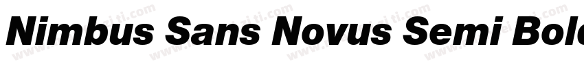 Nimbus Sans Novus Semi Bold字体转换